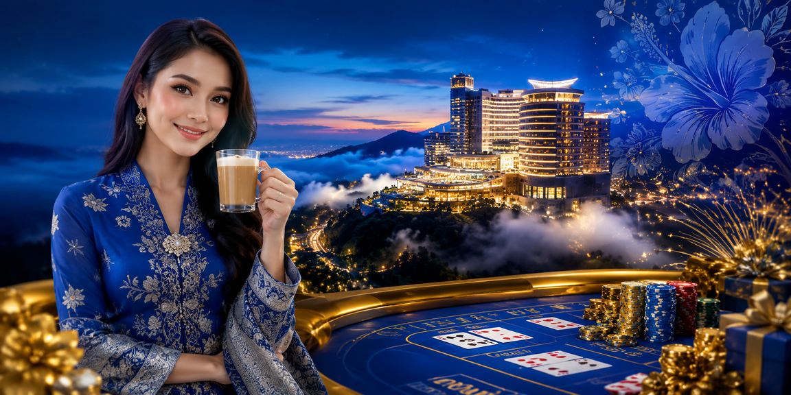 Permainan kad danadu dalam suasana Hari Raya Malaysia yang santai dan bertangungjawab