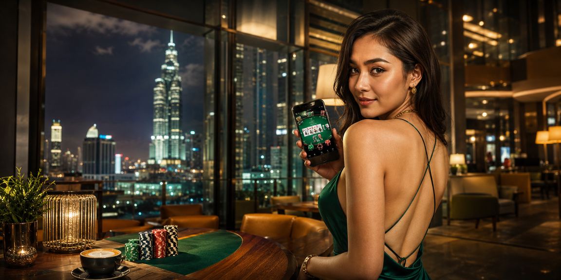 Permainan poker dan blackjack dimainkan di suasana kasino Kuala Lumpur dengan rancak